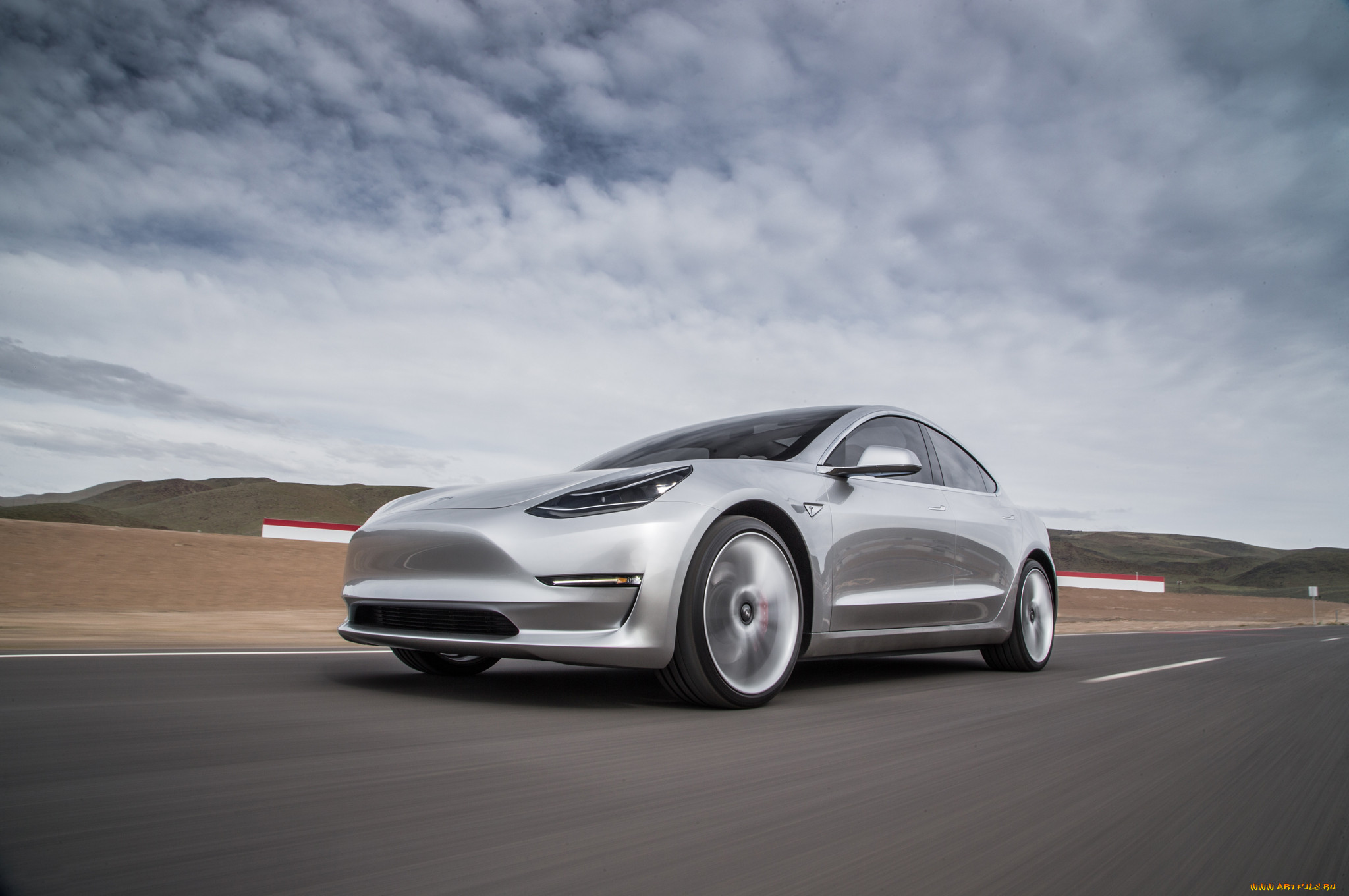 , tesla, model, 3, 2016, prototype